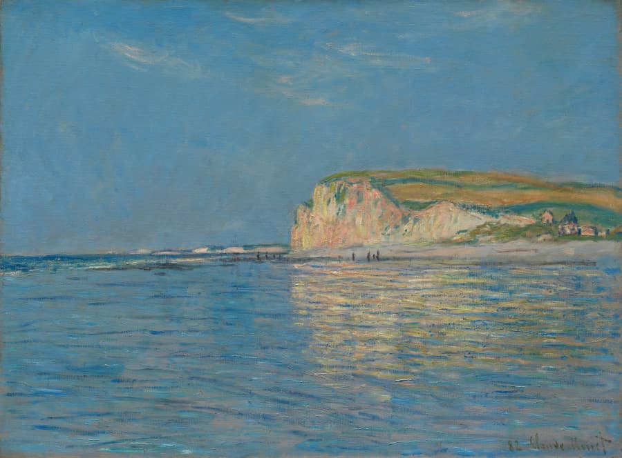 Low Tide at Pourville, near Dieppe by Claude Monet (1882)