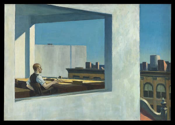 Office in a Small City by Edward Hopper (1953)