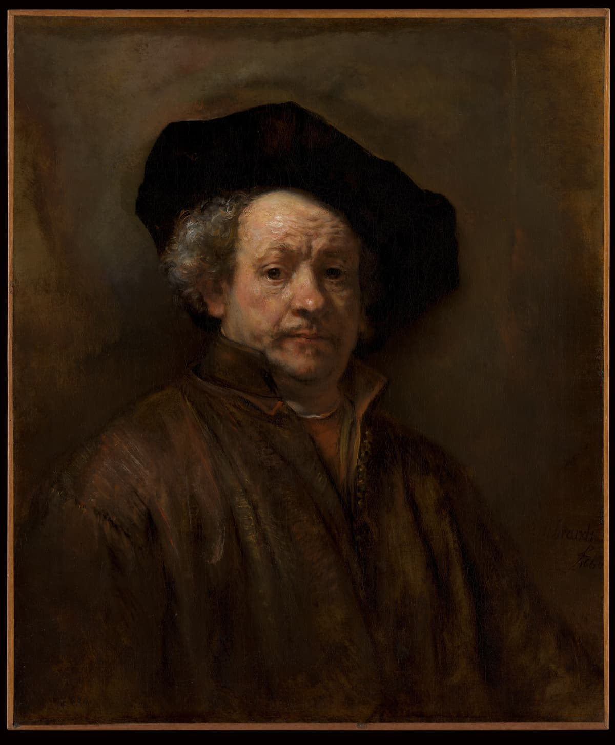 Self-Portrait by Rembrandt van Rijn (1660)