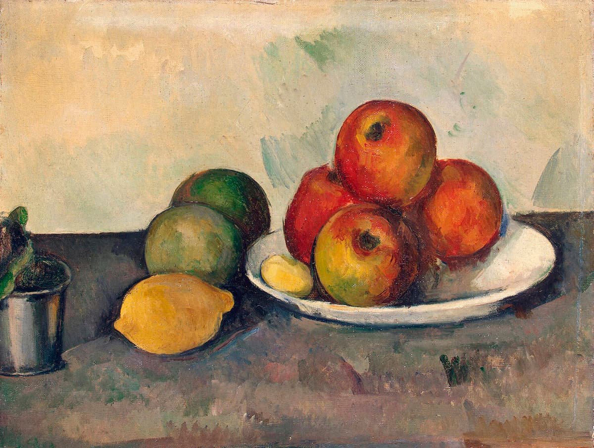Still Life with Apples by Paul Cézanne (1890)